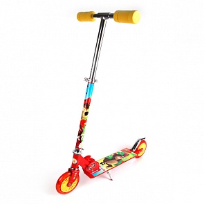 Двухколесный складной самокат Маша и медведь (Next, ST-ALU- MASHA AND BEARsim)